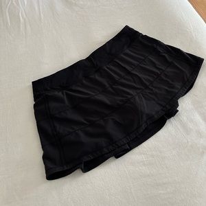 Pace rival black skirt lululemon
